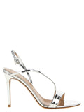 Gianvito Rossi Manhattan Sandal — Silver