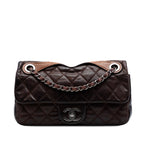 Medium Iridescent Calfskin In the Mix Flap