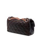 Medium Iridescent Calfskin In the Mix Flap