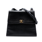 CC Caviar Twisted Strap Shoulder Bag