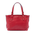Small Diamante Leather Craft Tote