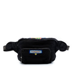Nylon 80s Patch Convertible Belt Bag