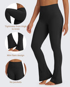 BareFeel Casual High-Waisted Mini Flare Pants