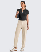 BareFeel Half Zip Slim Fit Athletic Shirts