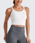 BareFeel Racerback Cropped Sports Bra