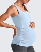 BareFeel Ruched Workout Pregnancy Tank