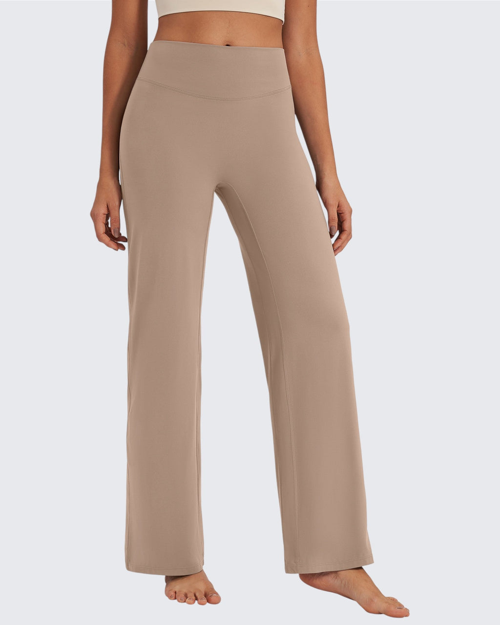 BareFeel Wide Leg High-Waisted Pants Petite