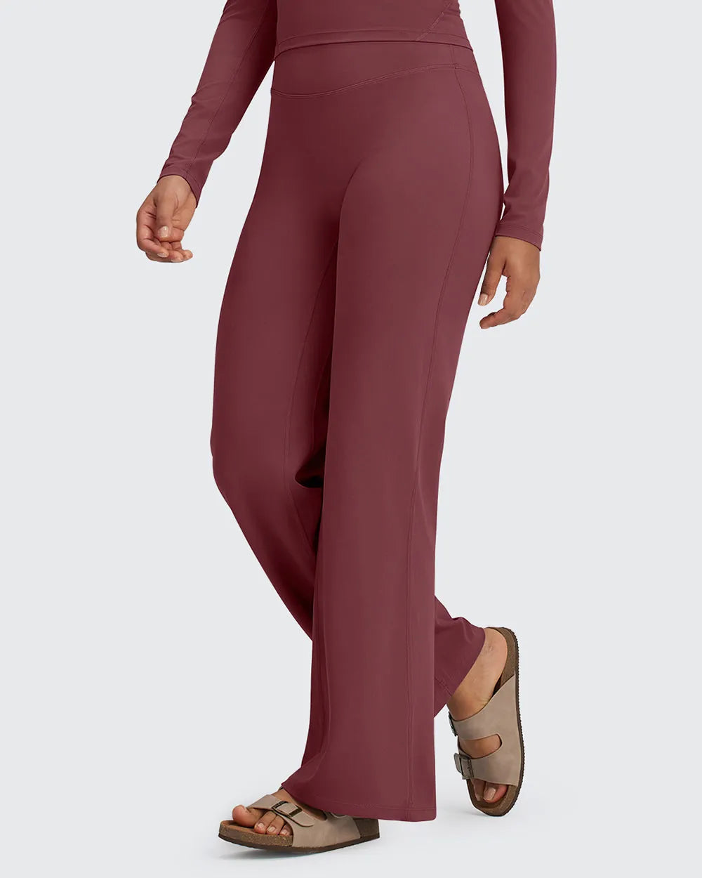 BareFeel Wide Leg High-Waisted Pants Tall