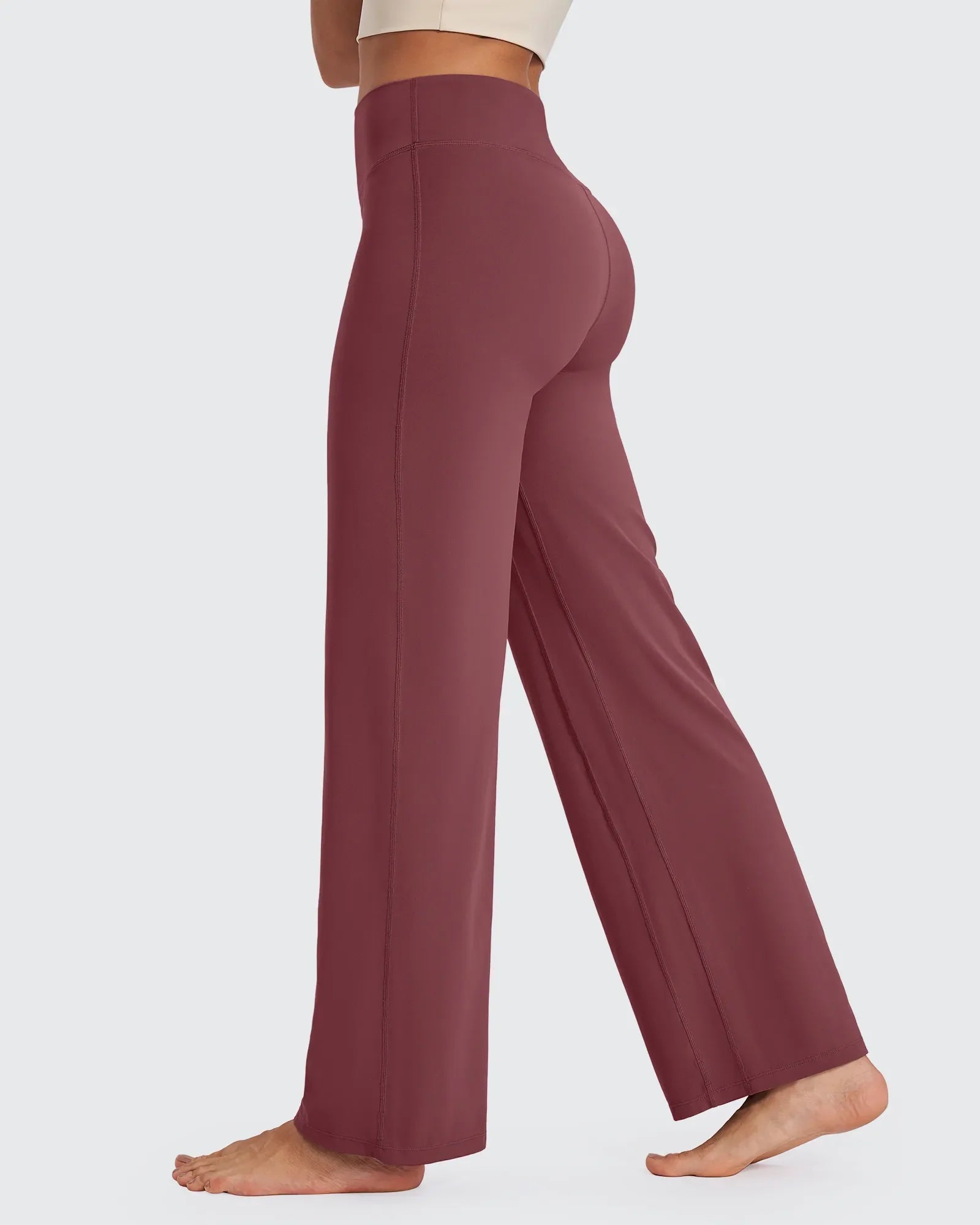 BareFeel Wide Leg High-Waisted Pants Tall