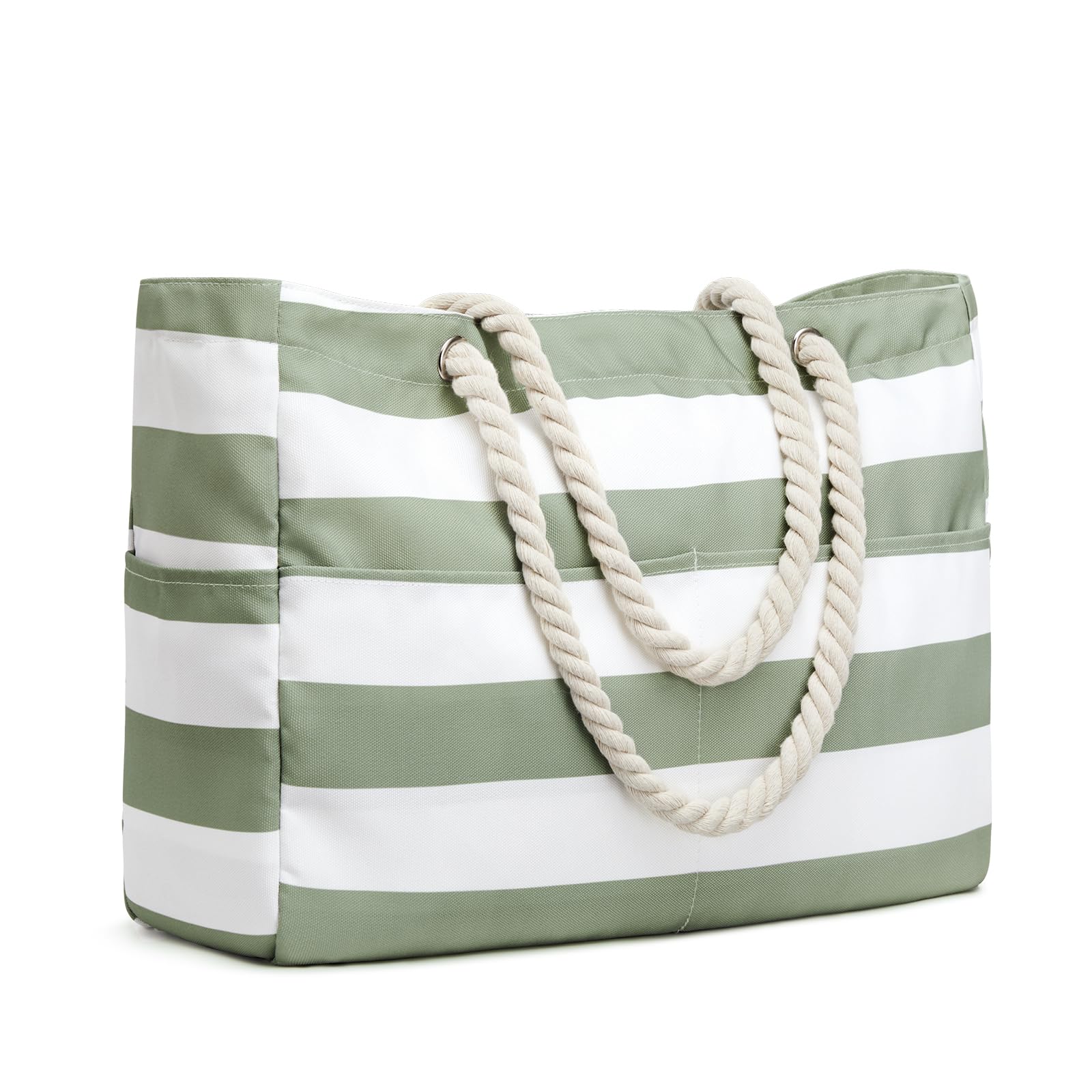Canvas Waterproof Sandproof Large Beach Tote Bags