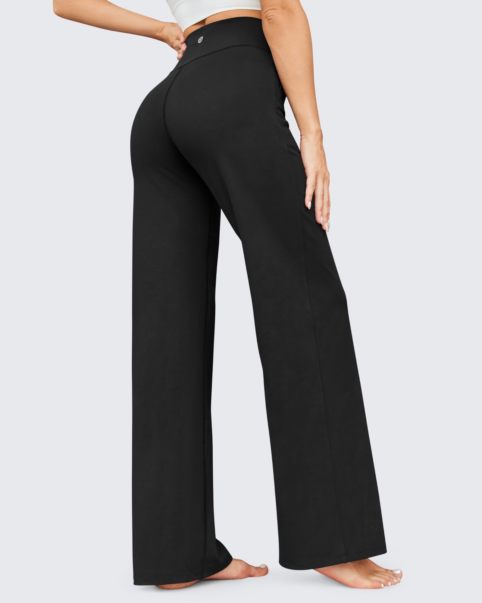 EverGoing Business Casual High-Waist Wide Leg Pants Petite
