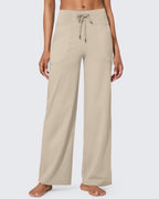 EverGoing Business Casual High-Waist Wide Leg Pants Regular