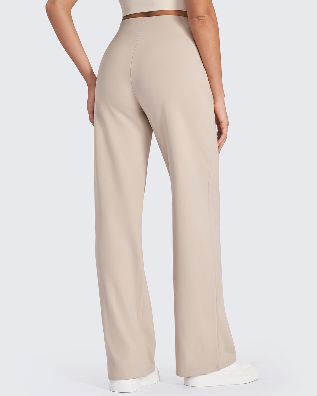 EverGoing Business Front Pleats Wide Leg Pants