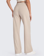 EverGoing Business Front Pleats Wide Leg Pants