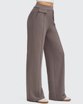 EverGoing Flap Pockets Wide Leg Dressy Pants