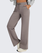 EverGoing Fleece Lined High-Waist Drawstring Pants