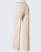 EverGoing Fleece Lined High-Waist Wide Leg Thermal Trousers