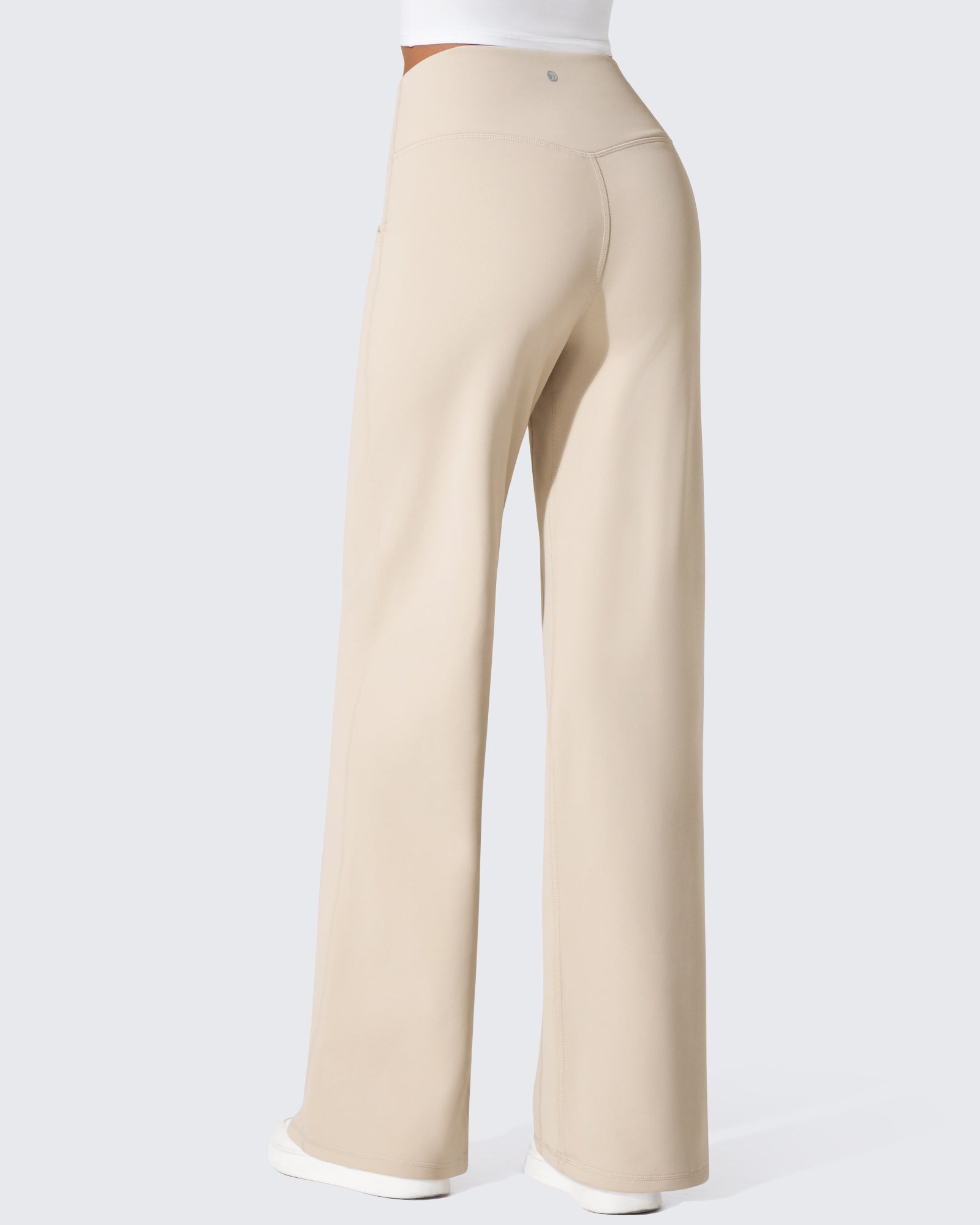 EverGoing Fleece Lined High-Waist Wide Leg Thermal Trousers
