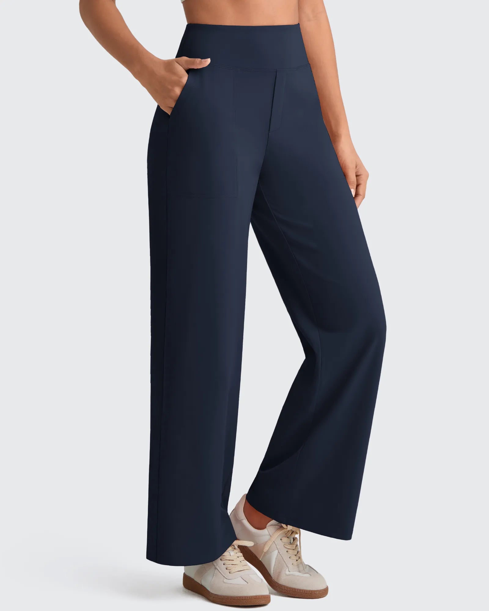 EverGoing High Waist Stretch Dressy Cropped Pants Regular