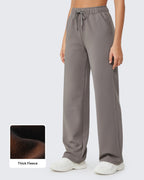 EverGoing Loose Fleece Lined Drawstring Casual Pants