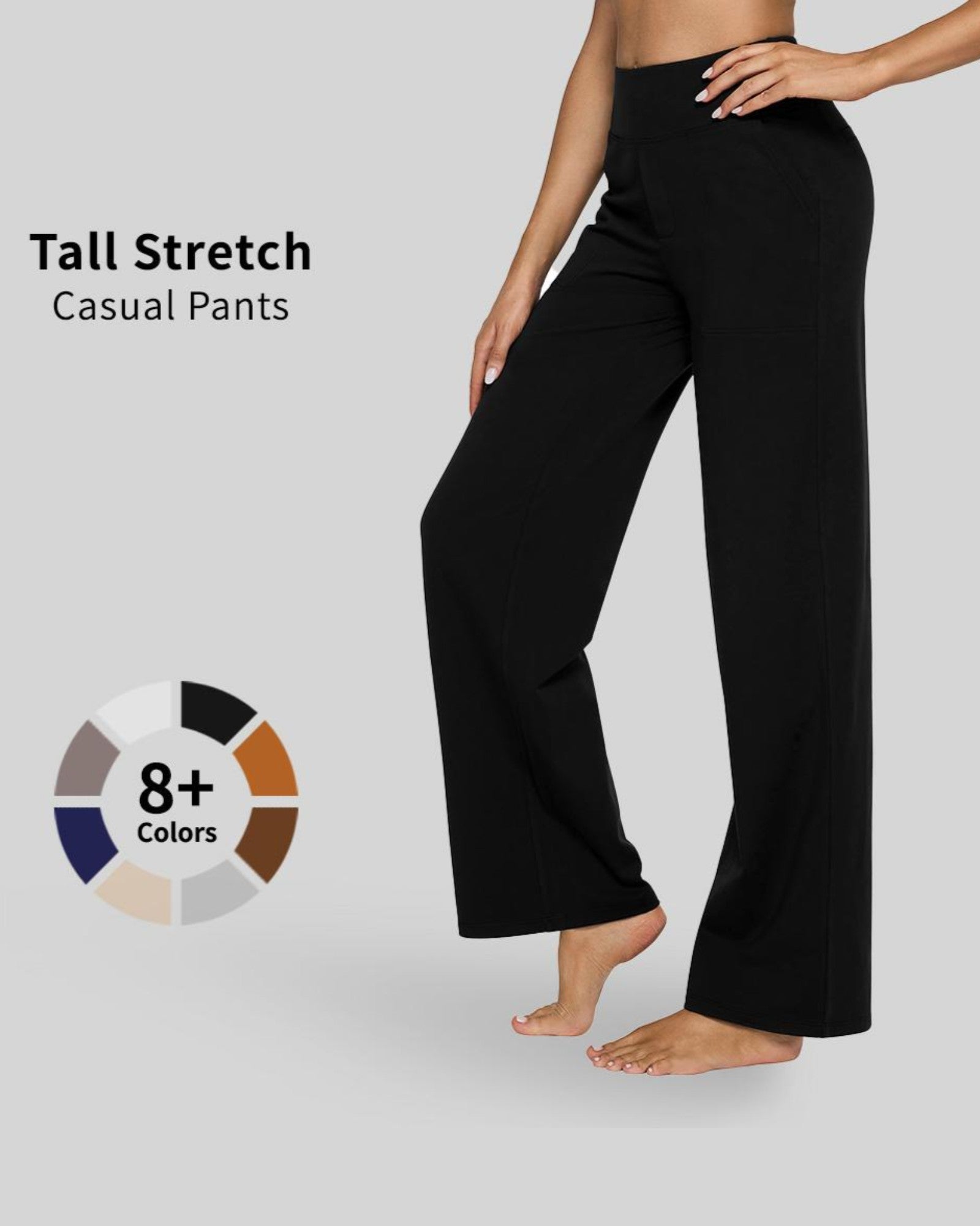 EverGoing Loose High-Rise Business Casual Pants