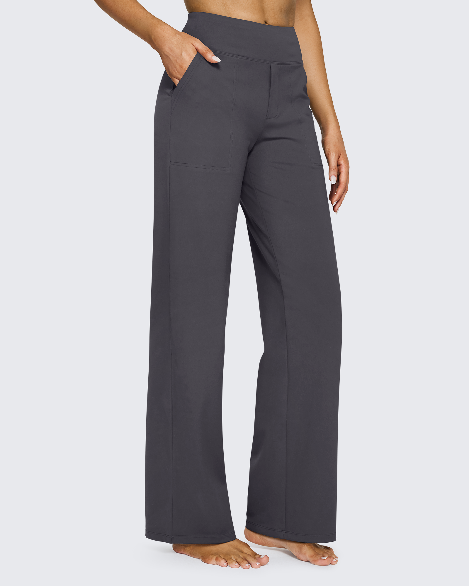 EverGoing Loose High-Waist Business Casual Pants 27''