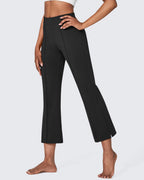 EverGoing Stretch Mid-Waist Flare Business Casual Pants