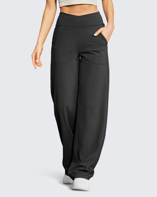 EverGoing Wide Leg High-Waist Casual Pants Regular