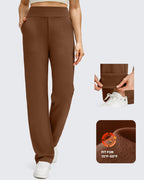 Fleece Lined Straight Leg Winter Thermal Work Trousers