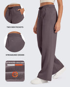 Flurrylux Fleece Lined Drawstring High-Waist Pants