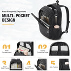 G4Free 15L Water-Resistant Hiking Backpack Adjustable Chest Strap