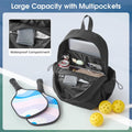 G4Free 20L Pickleball Bag, Pickleball Paddle Backpack with Fence Hook