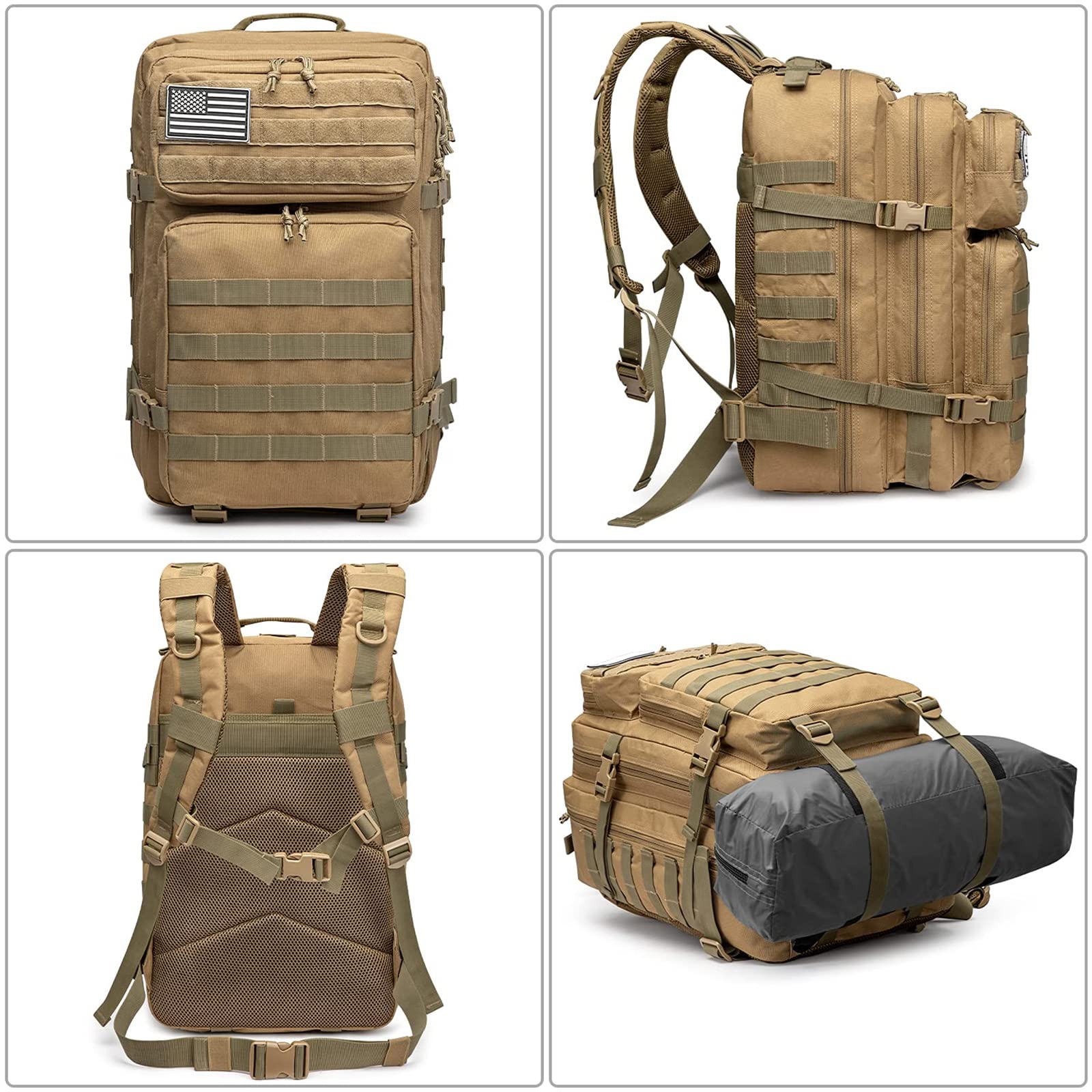 G4Free 45L Military Tactical Backpack
