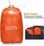 G4Free 45L Waterproof Hiking Travel Backpack with Rain Cover