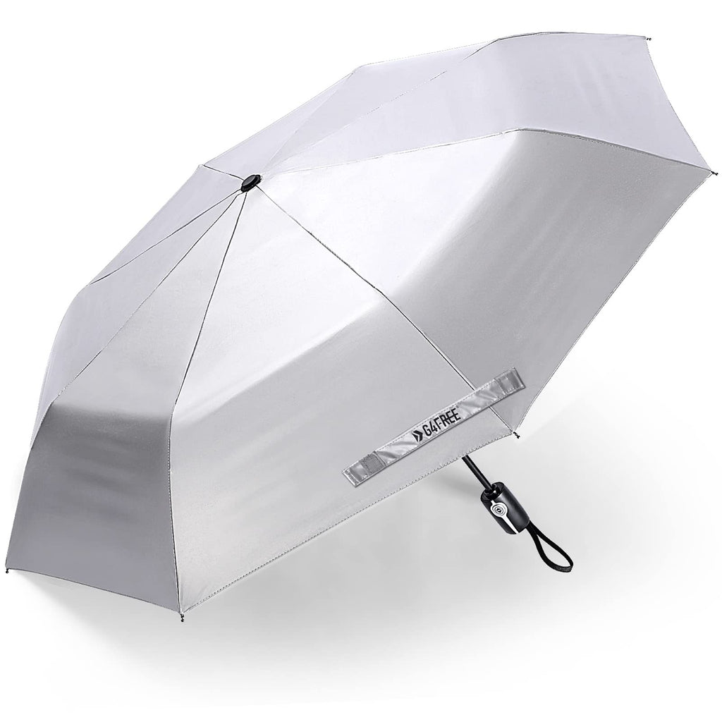 G4Free 46 Inch Auto Open UPF 50+ UV Protection Large Travel Umbrella