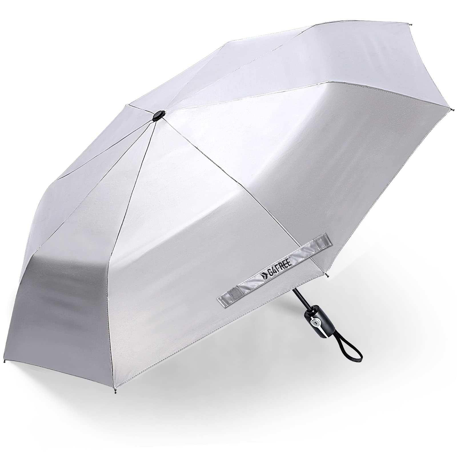 G4Free 46 Inch Auto Open UPF 50+ UV Protection Large Travel Umbrella