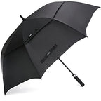 G4Free Automatic Open Golf Umbrella Double Canopy Vented Stick Umbrellas