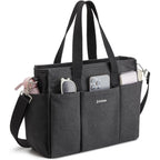 G4Free Canvas with Pockets, Medium Size Crossbody Work Tote Bag