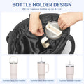 G4Free Puffer Shoulder Bag with Cup Holder and Laptop Compartment