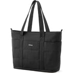 G4Free Puffer  Tote Bag with Zipper Compartments, Expandable Handbag