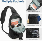 G4Free Recycled Sling Bag for Men Anti-Theft with RFID Blocking