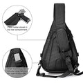 G4Free Tactical EDC Military Rover Sling Bag Pack with Pistol Holster