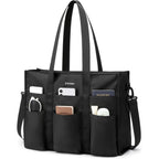 G4Free Tote Bag, Multi-Compartment Large Capacity with Zipper Top Handle