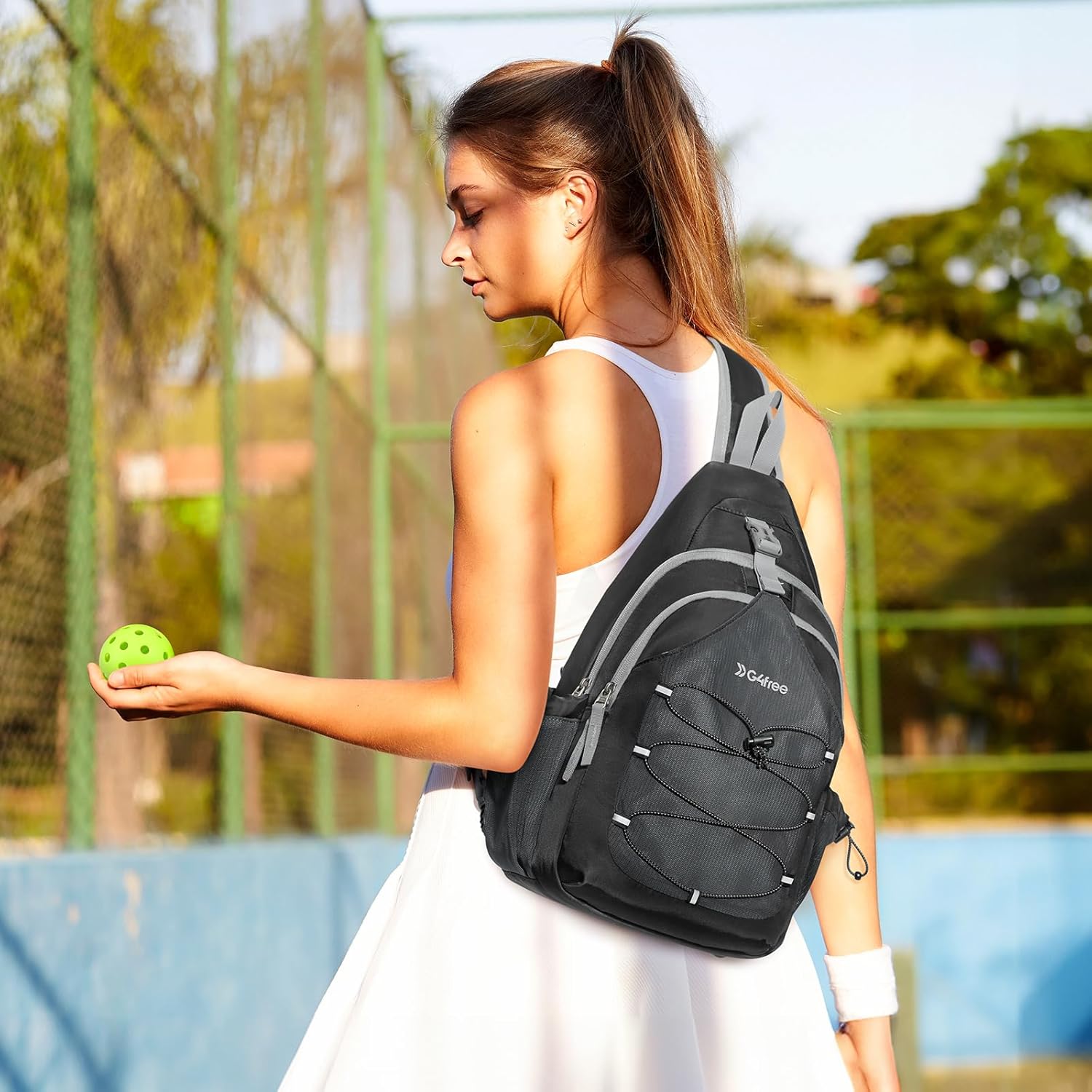G4Free Women Pickleball Sports Sling Bag