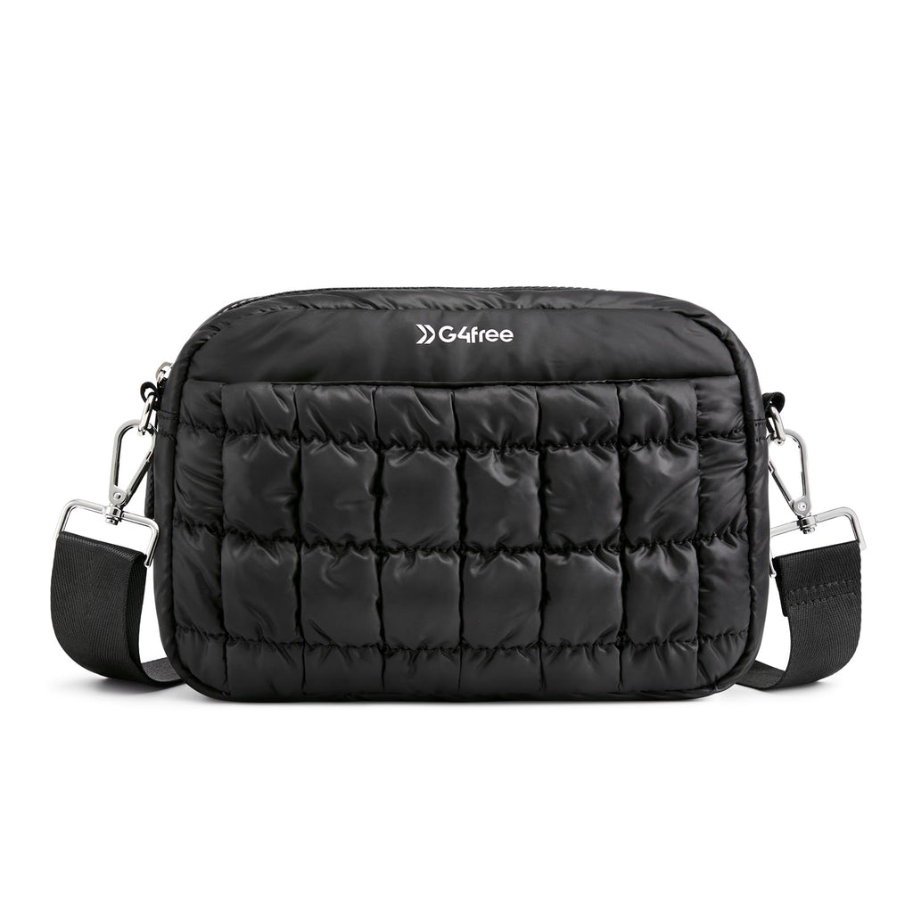 G4Free Women Quilted Clutch Puffer Crossbody Bag
