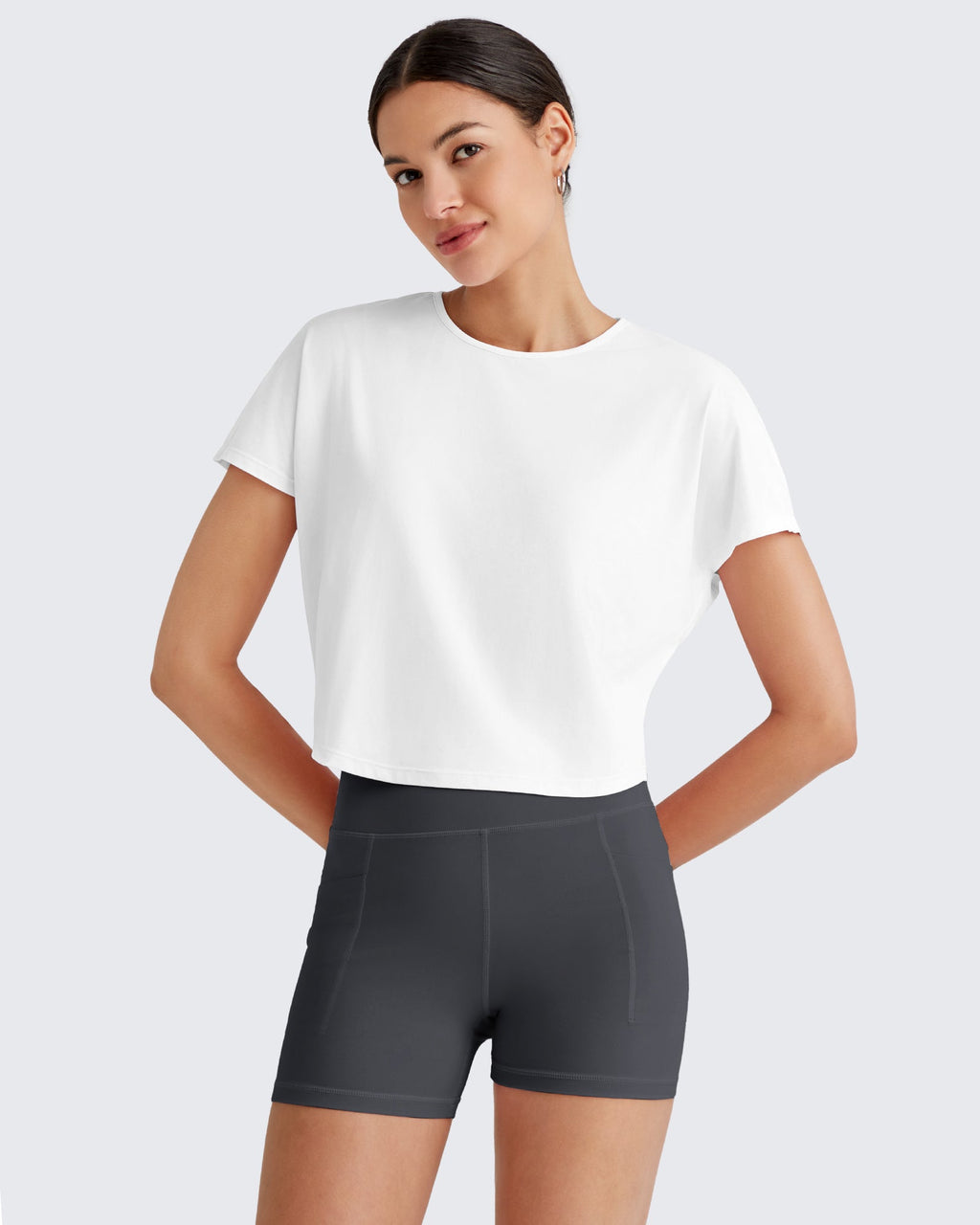 Lightbreeze Batwing Sleeve Workout Tops