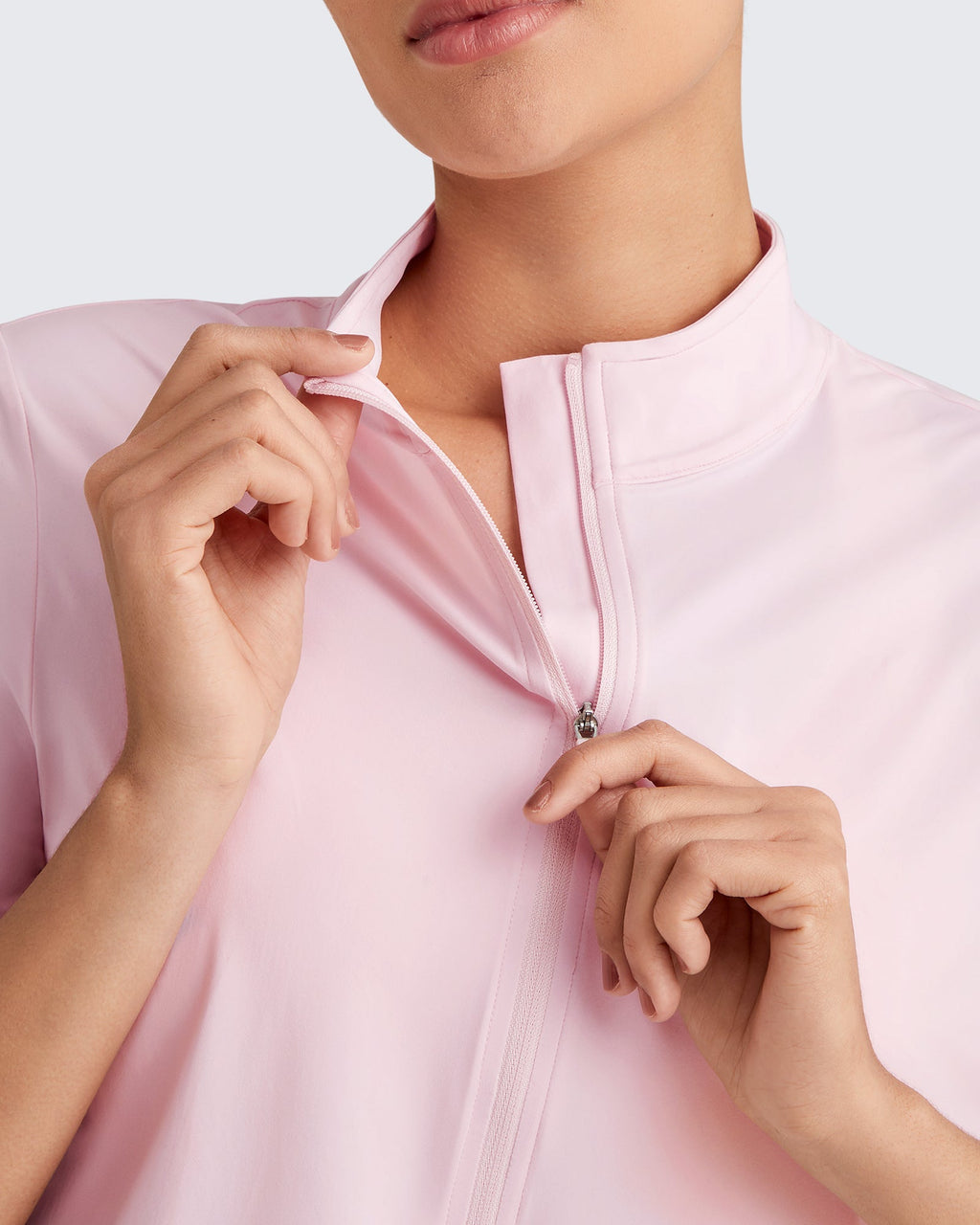 Lightbreeze UPF 50+ Half Zip Golf Short Sleeve