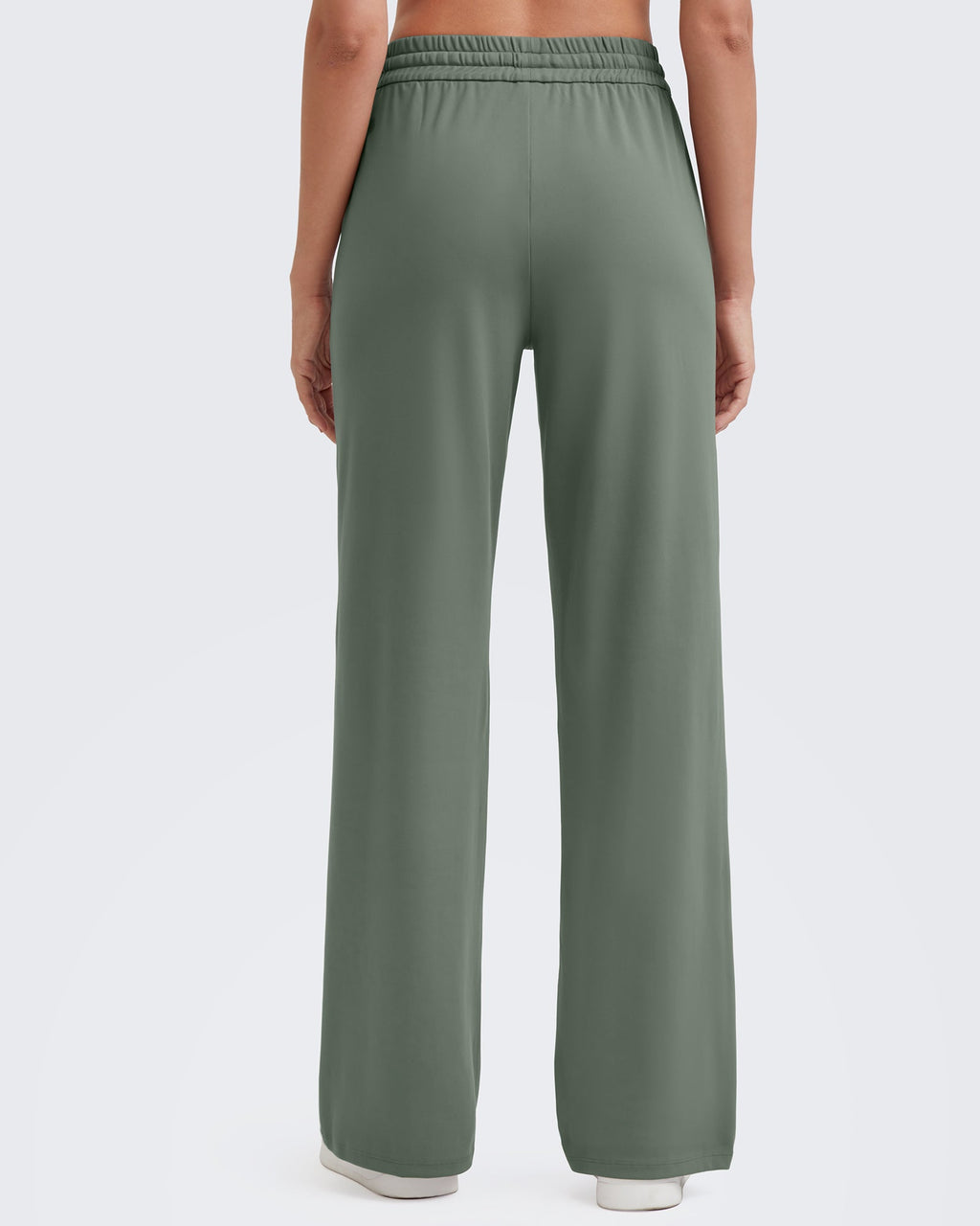 Loose Front Pleats Drawstring Casual Pants