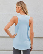 Quick Dry Scoop Neck Sleeveless Tanks