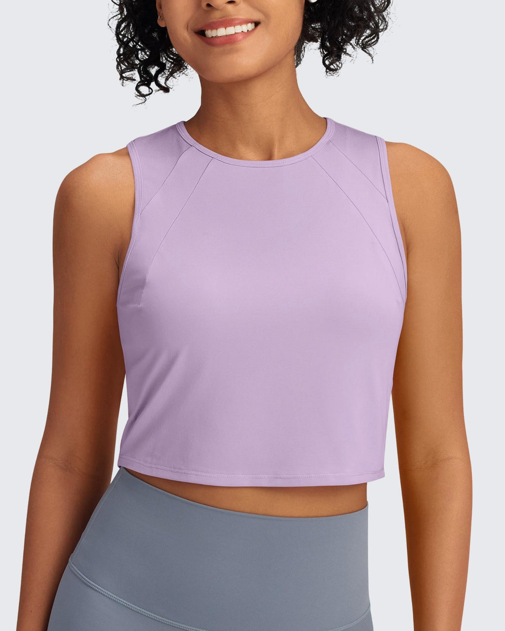 Racerback Crop Sleeveless Tank Tops